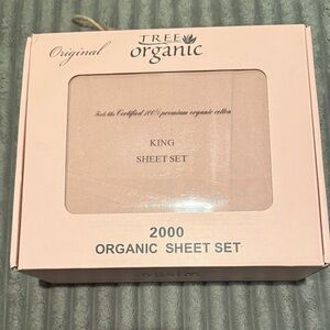 Tree Organic King Sheet Set